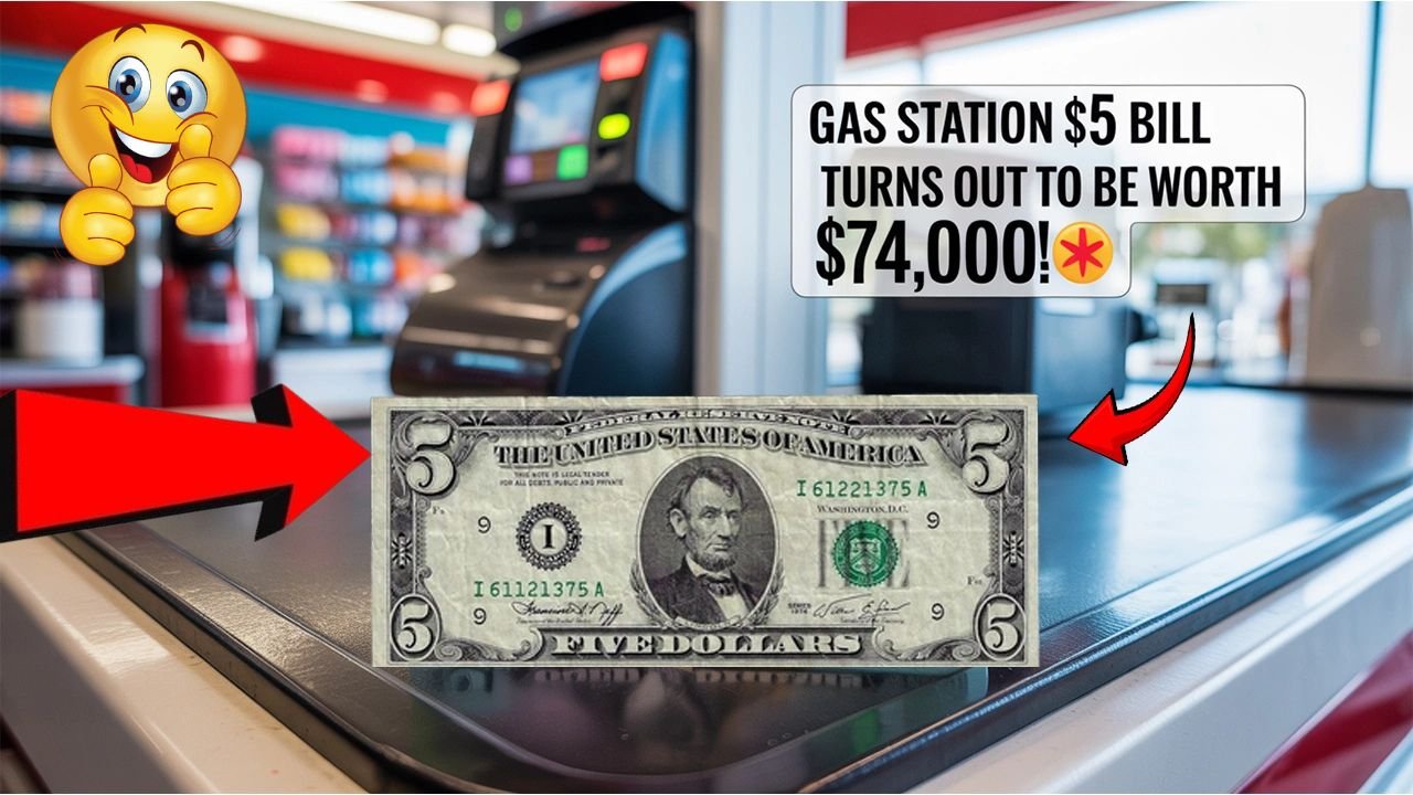 $5 Bill With Reversed Serial Printing Discovered in Gas Station Register — Worth $74,000