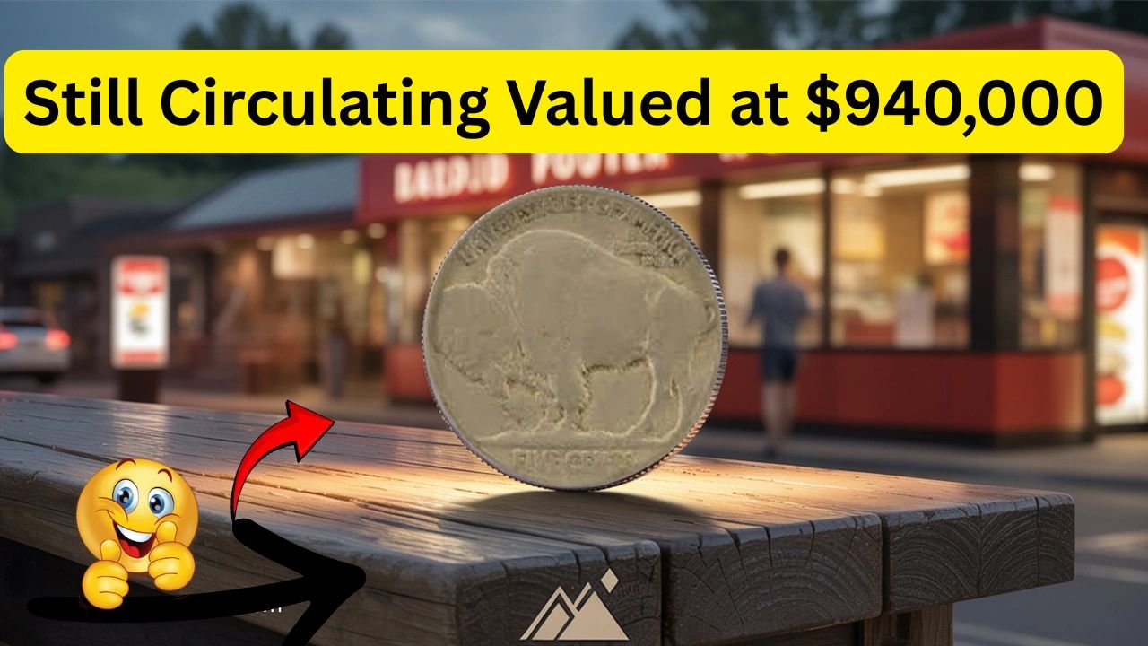 Buffalo Nickel With Clipped Planchet Still Circulating Valued at $940,000